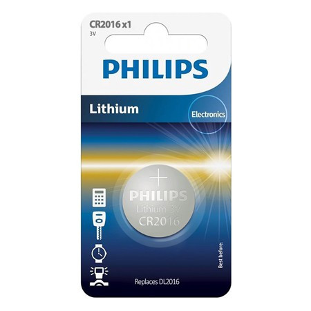 Baterie lithium cr2016 blister 1 buc philips                                                                                                                                                                                                              