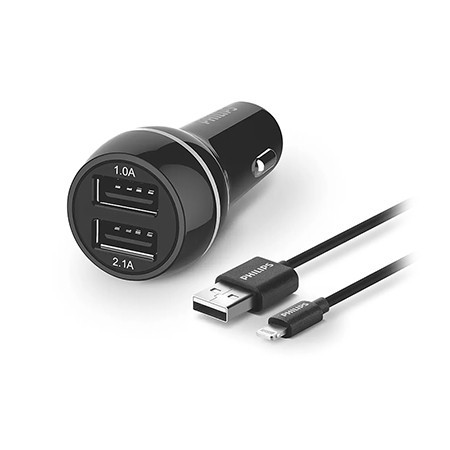 Incarcator auto dual usb ultra-rapid philips                                                                                                                                                                                                              