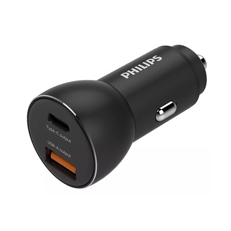 Incarcator auto usb -a si usb type c philips                                                                                                                                                                                                              