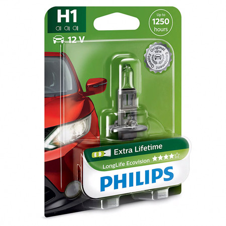 Bec auto h1 longlife ecovision philips                                                                                                                                                                                                                    