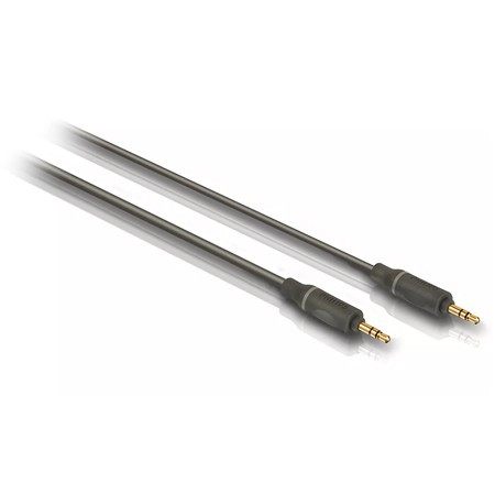 Cablu jack 3.5mm tata - tata 1.5m philips                                                                                                                                                                                                                 