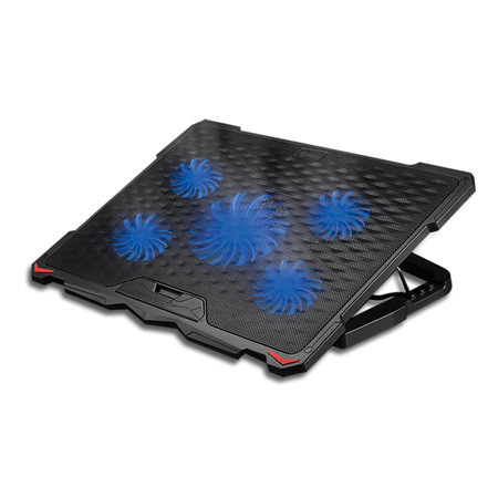 Cooling pad laptop 5 fans 2 usb platinet                                                                                                                                                                                                                  
