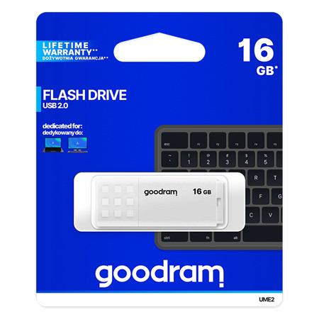 Flash drive 16gb usb 2.0 ume2 goodram                                                                                                                                                                                                                     