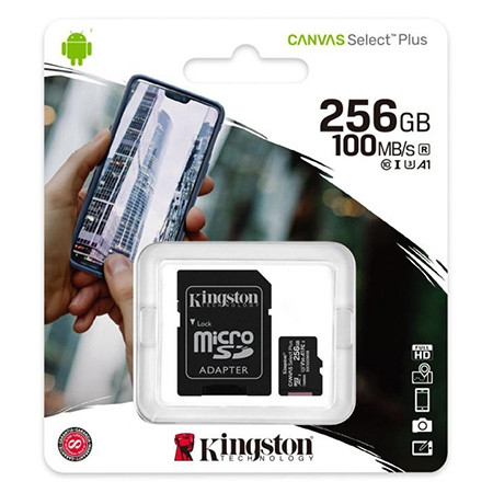 Micro sd card 256gb class 10 kingston                                                                                                                                                                                                                     