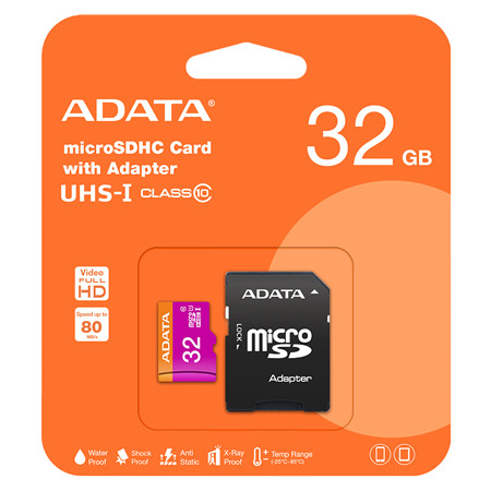 Micro sd card 32gb class 10 adata                                                                                                                                                                                                                         