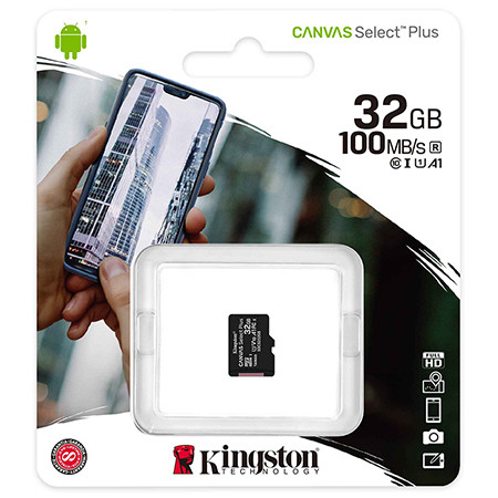 Microsd card 32gb class 10 adaptor kingston                                                                                                                                                                                                               