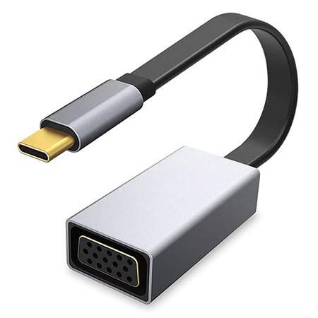 Adaptor type c la vga mama 1080p 60hz platinet                                                                                                                                                                                                            