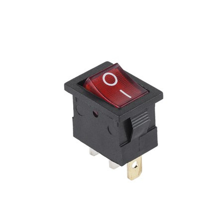 Intrerupator on off rosu 230v                                                                                                                                                                                                                             
