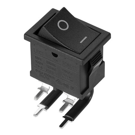 Intrerupator 0-1 4 pini 90 grade 6a 250v                                                                                                                                                                                                                  