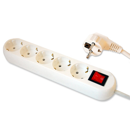 Prelungitor 3x1.5mm 5 prize 10m intrerupator                                                                                                                                                                                                              