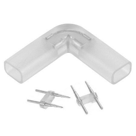 Conector l banda led flexibila 8mm                                                                                                                                                                                                                        