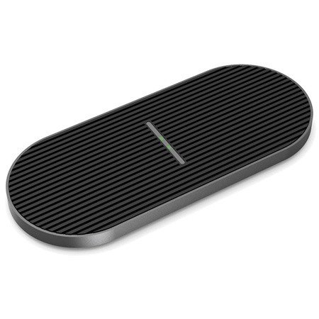 Charger wireless qi duo 2x10w type c platinet                                                                                                                                                                                                             