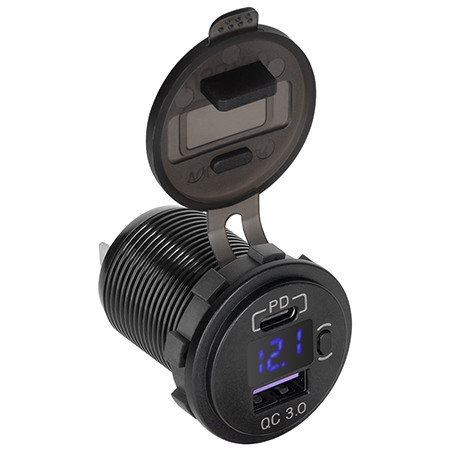Mufa montaj incarcare usb pd si qc 3.0 48w                                                                                                                                                                                                                
