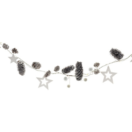 Decoratiune ghirlanda alba 30 led retlux                                                                                                                                                                                                                  