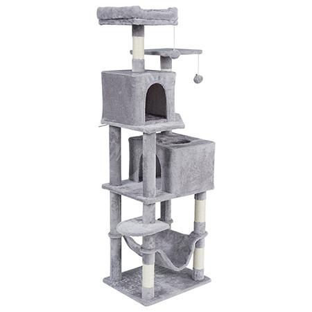 Ansamblu de joaca pisici 48x40x155 cm rebel animals                                                                                                                                                                                                       