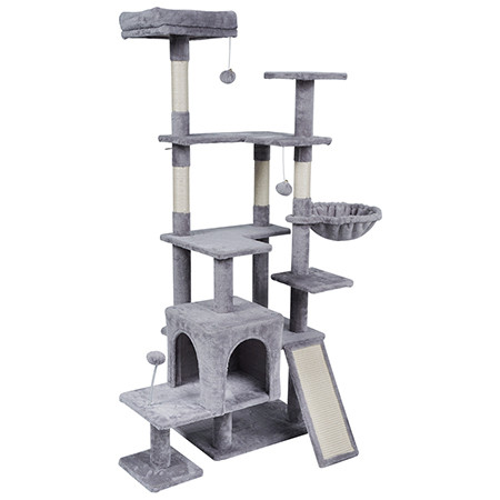 Ansamblu de joaca pisici 75x40x152 cm rebel animals                                                                                                                                                                                                       