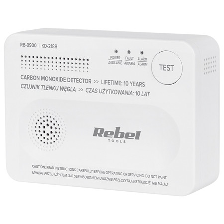 Detector senzor monoxid de carbon rebel                                                                                                                                                                                                                   