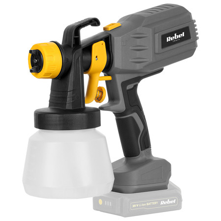Pistol vopsit 20v fara acumulator rebel                                                                                                                                                                                                                   
