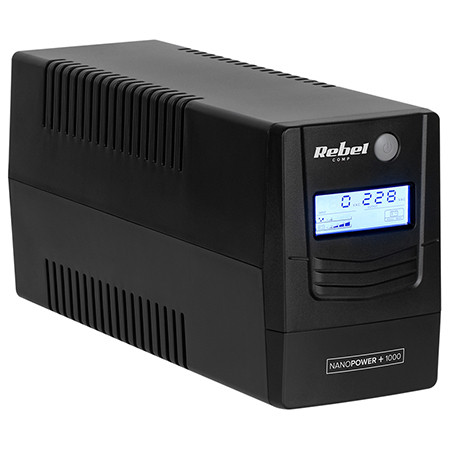 Ups offline nanopower plus 1000 (1000va/600w) rebel                                                                                                                                                                                                       
