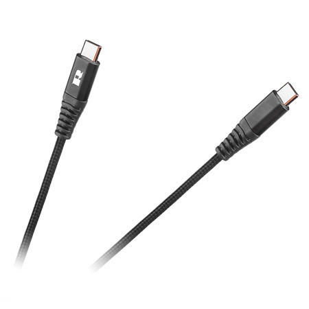 Cablu usb tip c - usb tip c 100cm rebel                                                                                                                                                                                                                   