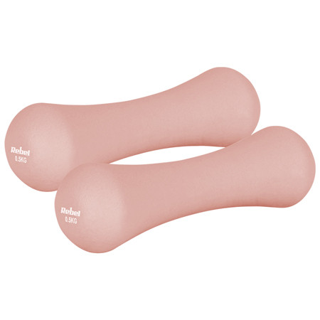 Gantera fonta invelis neopren 2 x 0.5kg rebel active                                                                                                                                                                                                      