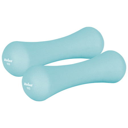 Gantera fonta invelis neopren 2 x 1kg rebel active                                                                                                                                                                                                        