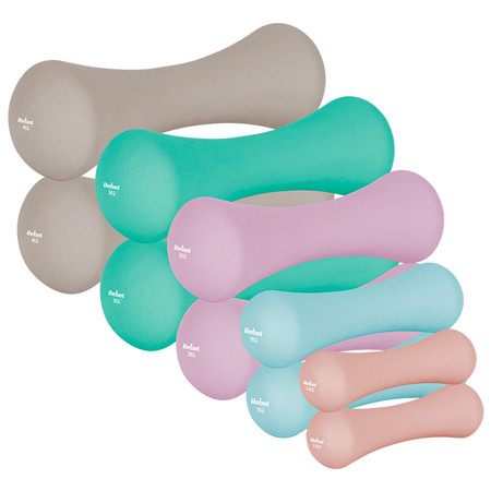 Gantera fonta invelis neopren set 10 buc 21kg rebel act                                                                                                                                                                                                   