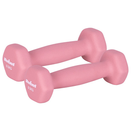 Gantera fonta invelis neopren hex 2 x 0.5kg rebel acti                                                                                                                                                                                                    