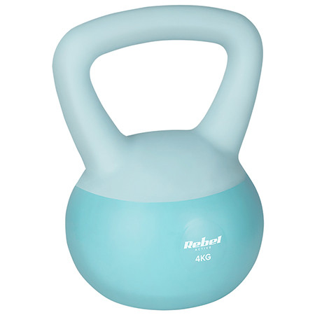 Kettlebell vinil 4 kg rebel active                                                                                                                                                                                                                        