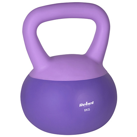 Kettlebell vinil 8 kg rebel active                                                                                                                                                                                                                        