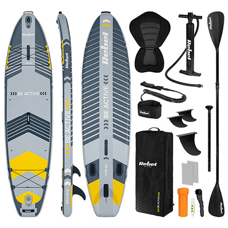 Set placa gonflabila stand up paddle sup pro rebel acti                                                                                                                                                                                                   
