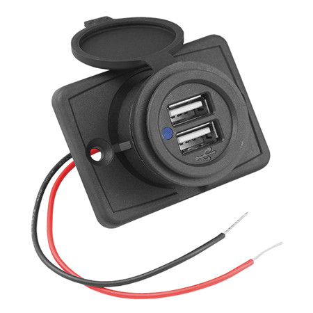 Priza auto 12v/24v 2x usb 5v/2.4a                                                                                                                                                                                                                         