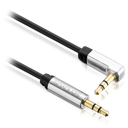 Cablu audio 3.5 tata - tata 5.0m 90 sentivus                                                                                                                                                                                                              