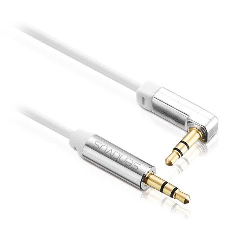 Cablu audio 3.5 tata - tata 2.0m 90 sentivus                                                                                                                                                                                                              