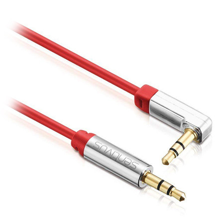 Cablu audio 3.5 tata - tata 2.0m 90 sentivus                                                                                                                                                                                                              