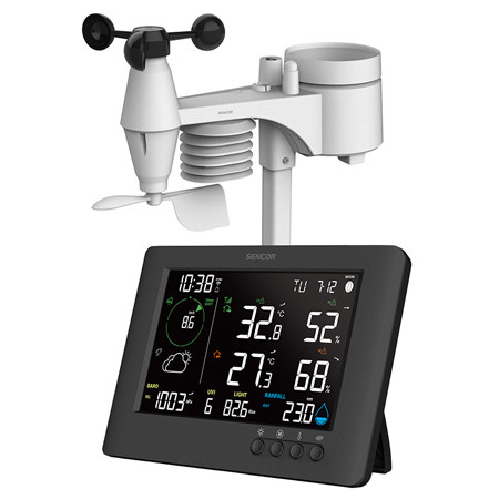 Statie meteo profesionala wifi 7 in 1 sencor                                                                                                                                                                                                              