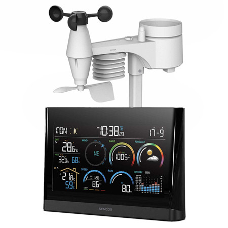 Statie meteo profesionala 5 in 1 sencor                                                                                                                                                                                                                   
