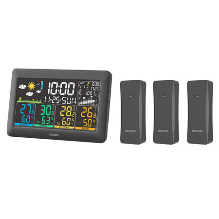 Statie meteo 3 senzori wireless sws 6300 sencor                                                                                                                                                                                                           