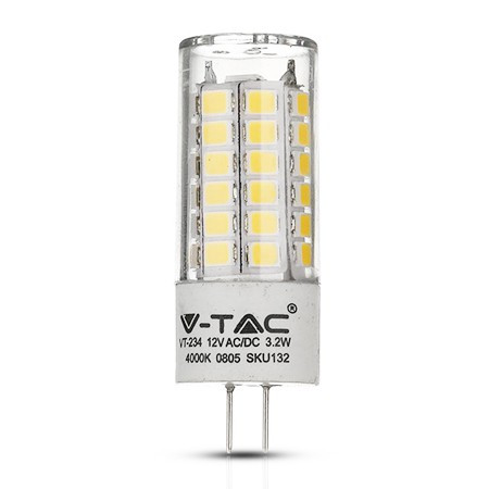 Bec led g4 3.2w 6400k alb rece                                                                                                                                                                                                                            