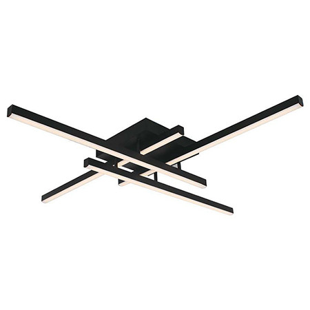 Candelabru led dimabil 38w 3000k 85x85x10.5cm - negru                                                                                                                                                                                                     