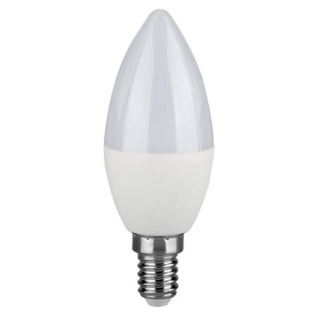 Bec led e14 c37 4.5w 3000k alb cald, cip samsung                                                                                                                                                                                                          