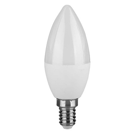 Bec led e14 c37 4.5w 6500k alb rece, cip samsung                                                                                                                                                                                                          