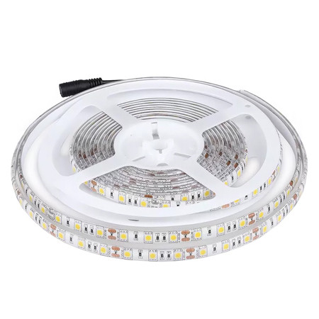 Banda led smd5050 60led/m 6400k ip65 5m                                                                                                                                                                                                                   