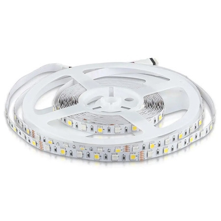 Banda led smd5050 60led/m rgb + alb cald ip20 5m                                                                                                                                                                                                          