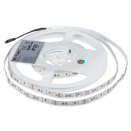Kit banda led smd5050 rgb 60led/m ip20 5m                                                                                                                                                                                                                 