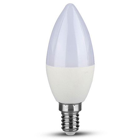 Bec led e14 4.5w 6500k alb rece                                                                                                                                                                                                                           