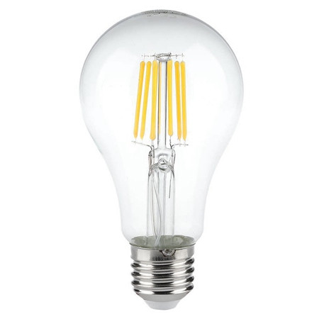 Bec led a60 e27 10w cu filament 3000k alb cald                                                                                                                                                                                                            