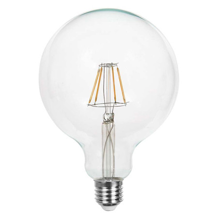 Bec g125 e27 10w cu filament 6500k                                                                                                                                                                                                                        