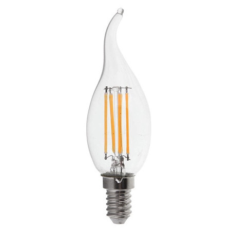 Bec e14 cu filament led 4w 4000k                                                                                                                                                                                                                          