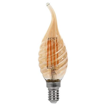 Bec led e14 4w cu filament 2200k alb cald                                                                                                                                                                                                                 